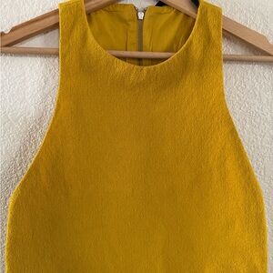 Zara Mustard Yellow Tank Top
